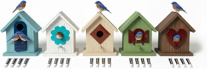 CEDAR ALPHA 5 Pk 1.4" Metal Bird House Predator Guards -1-7/16" Hole Sizes - Excludes Different Bird Species - Protects The Entry Hole - Image 2